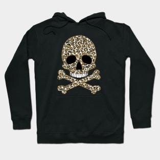 Leopard Print Skull Hoodie